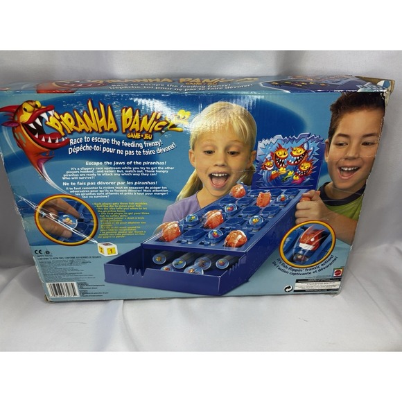 🐠Piranha panic game Mattel 2008 Complete marble instructions fish - Picture 3 of 12